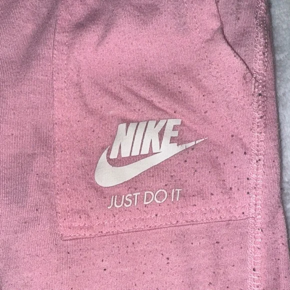 Nike 5 Kids Light Pink Sweatpants with White Logo - Picture 4 of 6